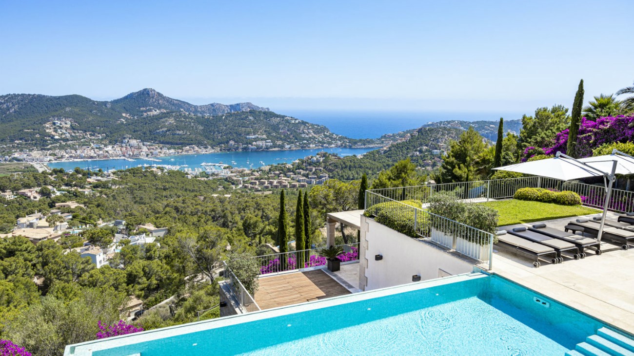 Swimming Pool With Sea Views And Coast