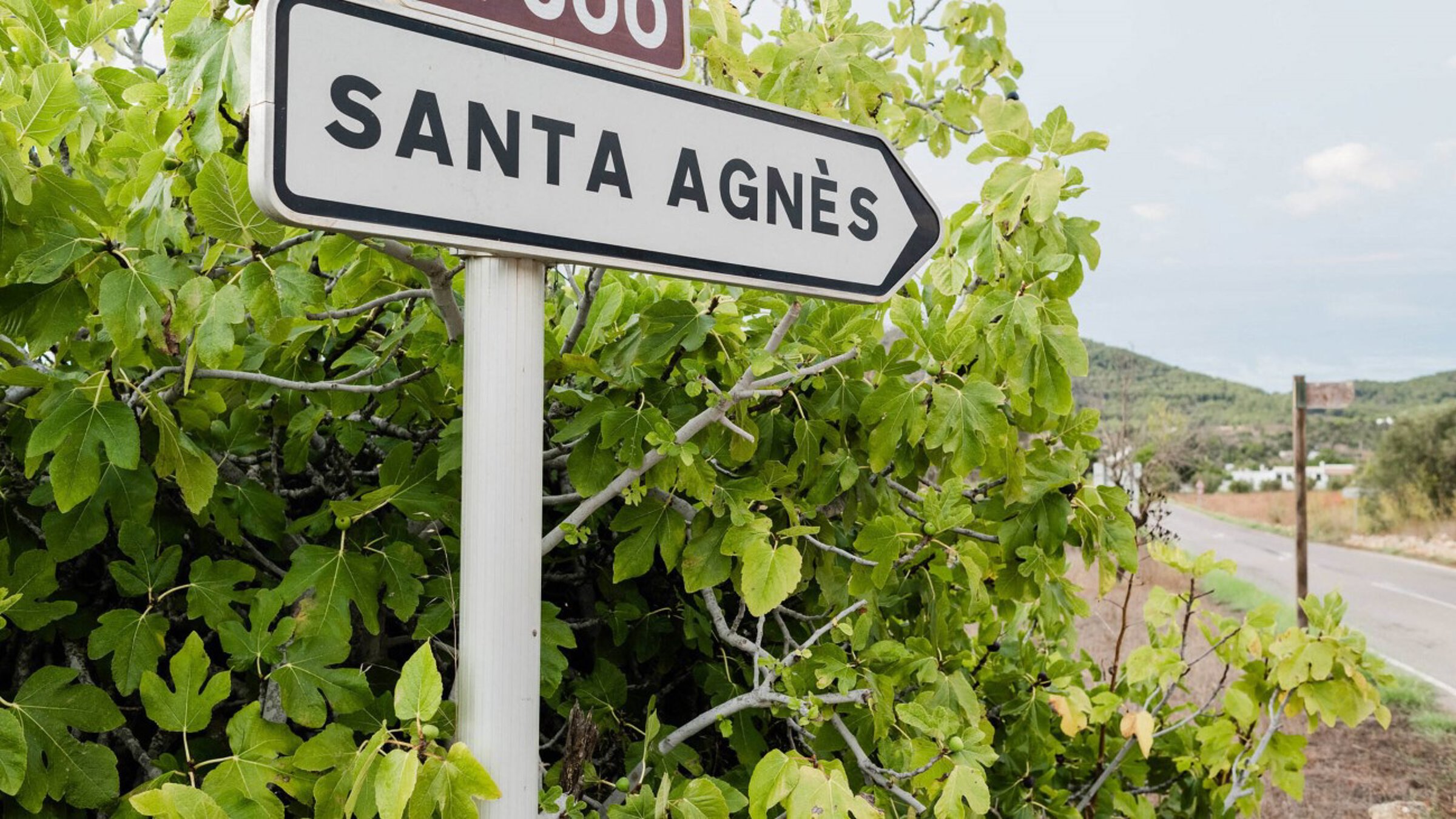 Location Sign Next To The Road